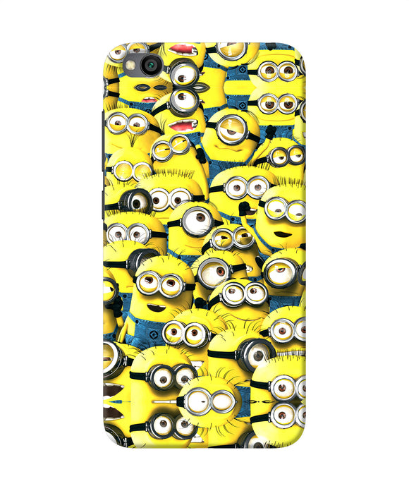 Minions Mini Crowd Redmi Go Back Cover