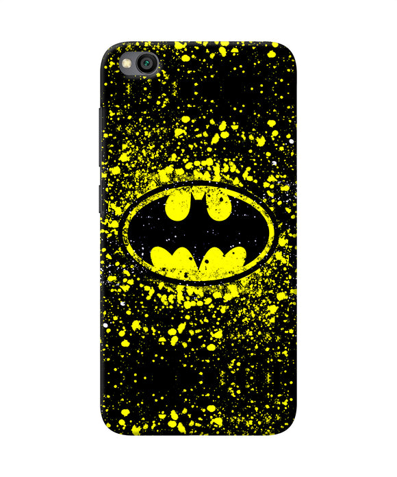 Batman Last Knight Print Yellow Redmi Go Back Cover