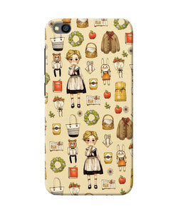 Canvas Girl Print Redmi Go Back Cover