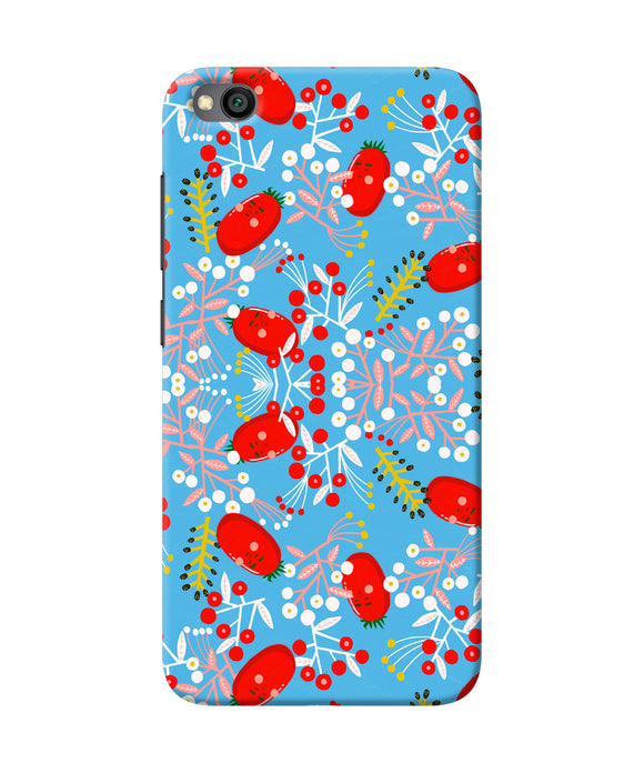 Small Red Animation Pattern Redmi Go Back Cover