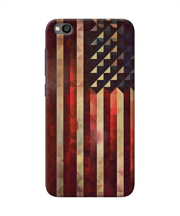 Vintage Us Flag Redmi Go Back Cover