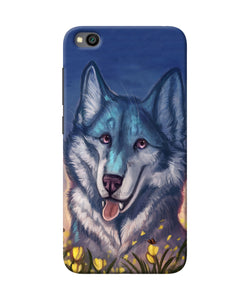 Cute Wolf Redmi Go Back Cover