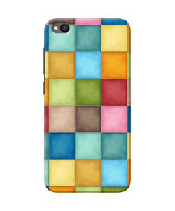 Abstract Colorful Squares Redmi Go Back Cover