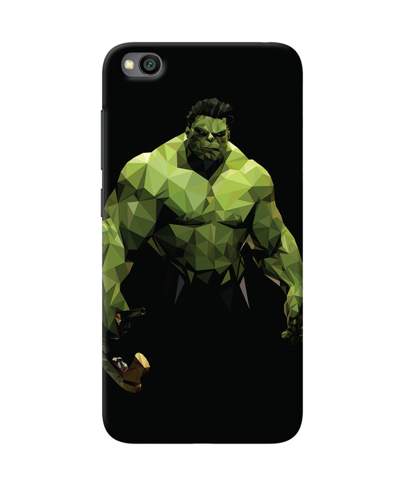 Abstract Hulk Buster Redmi Go Back Cover