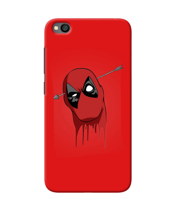 Funny Deadpool Redmi Go Back Cover