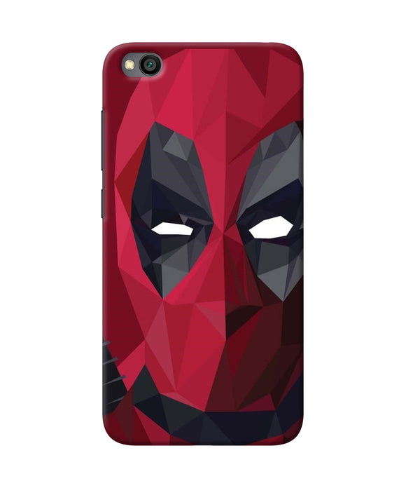 Abstract Deadpool Mask Redmi Go Back Cover