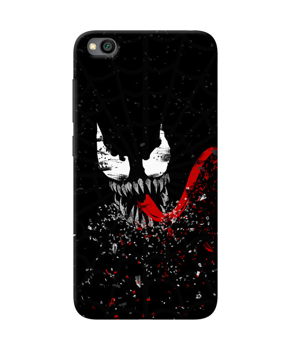 Venom Black Poster Redmi Go Back Cover