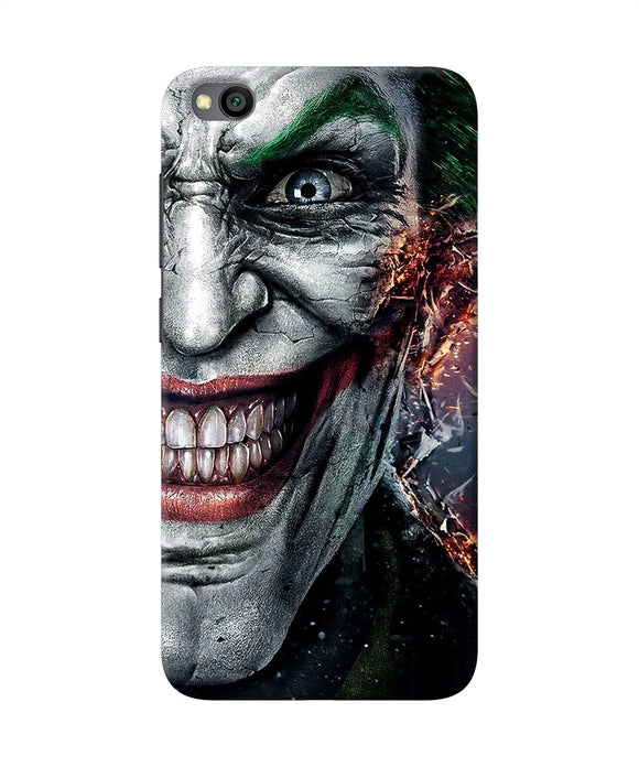 Joker Half Face Redmi Go Back Cover