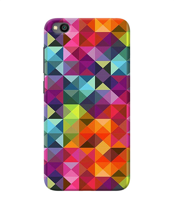 Abstract Triangle Pattern Redmi Go Back Cover