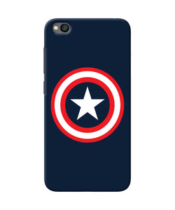 Captain America Logo Redmi Go Back Cover