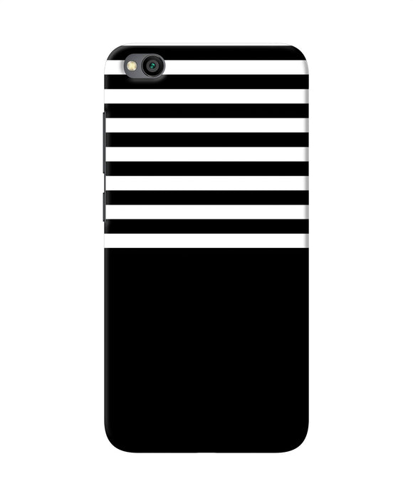 Black And White Print Redmi Go Back Cover