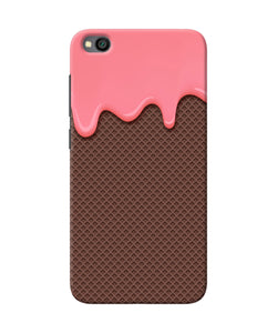 Waffle Cream Biscuit Redmi Go Back Cover