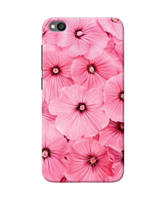 Pink Flowers Redmi Go Back Cover