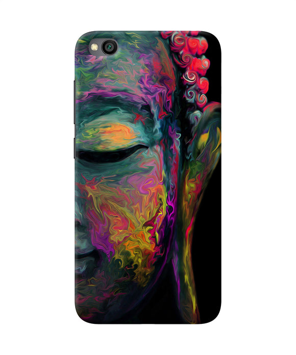 Buddha Face Painting Redmi Go Back Cover