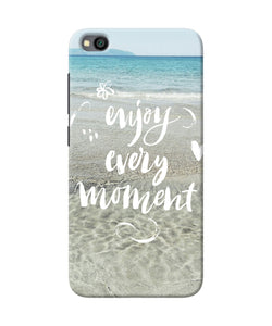 Enjoy Every Moment Sea Redmi Go Back Cover