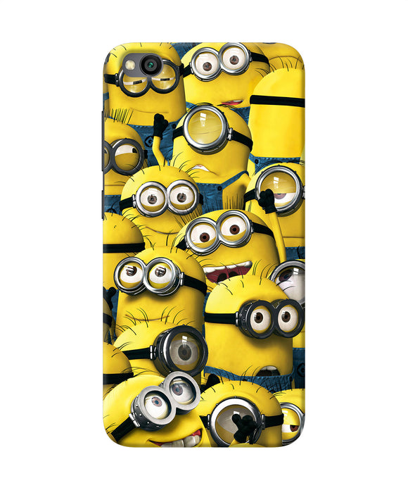 Minions Crowd Redmi Go Back Cover