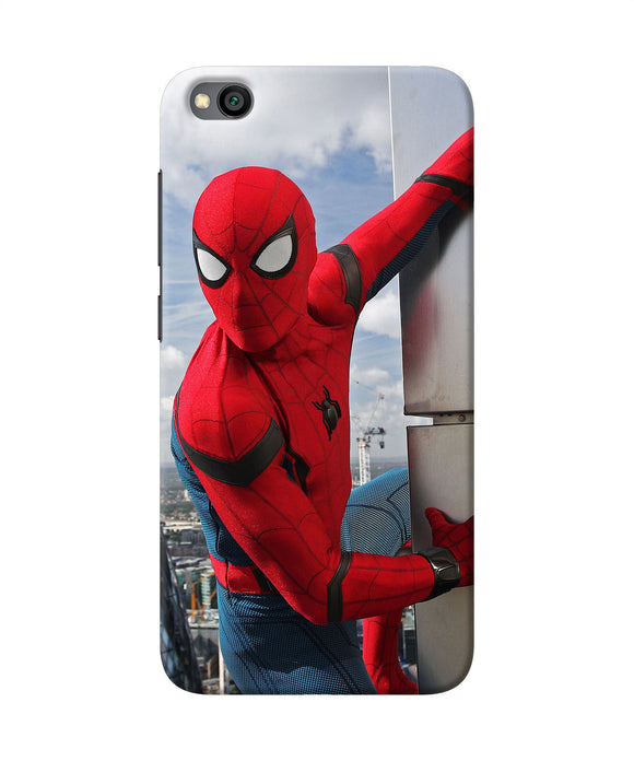 Spiderman On The Wall Redmi Go Back Cover