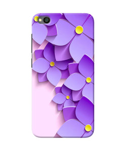 Violet Flower Craft Redmi Go Back Cover