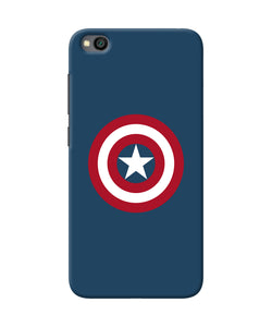 Captain America Logo Redmi Go Back Cover