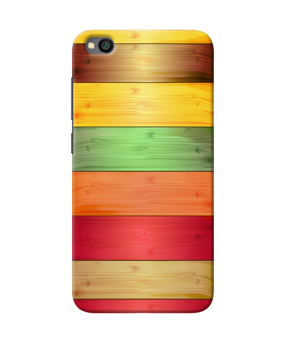 Wooden Colors Redmi Go Back Cover