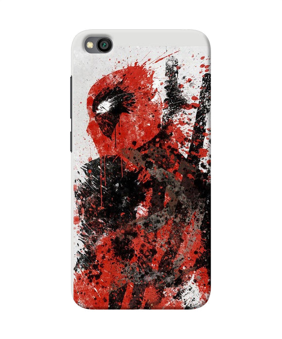 Deadpool Rugh Sketch Redmi Go Back Cover