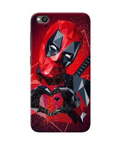 Deadpool Love Redmi Go Back Cover