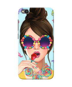 Fashion Girl Redmi Go Back Cover