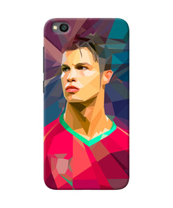 Abstract Ronaldo Redmi Go Back Cover