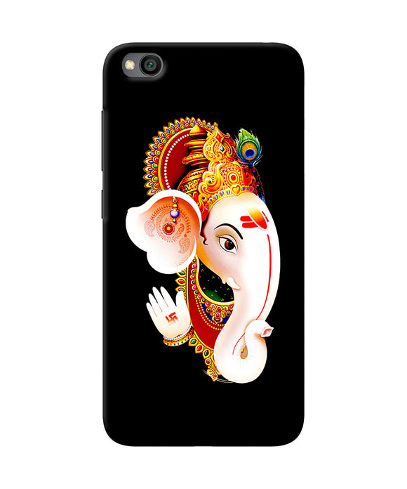 Lord Ganesh Face Redmi Go Back Cover