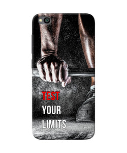 Test Your Limit Quote Redmi Go Back Cover