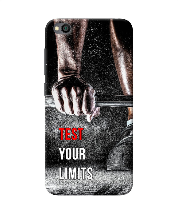 Test Your Limit Quote Redmi Go Back Cover