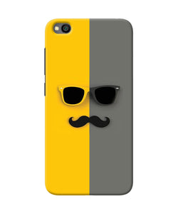 Mustache Glass Redmi Go Back Cover