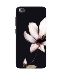 Flower White Redmi Go Back Cover