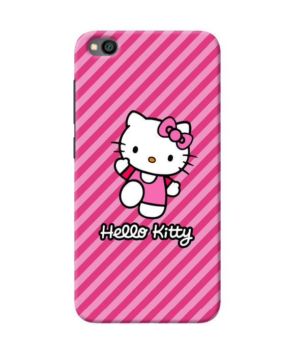 Hello Kitty Pink Redmi Go Back Cover