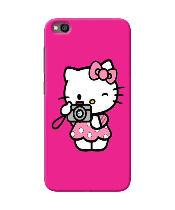 Hello Kitty Cam Pink Redmi Go Back Cover