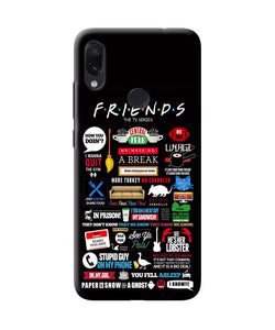 Friends Redmi Note 7s Back Cover