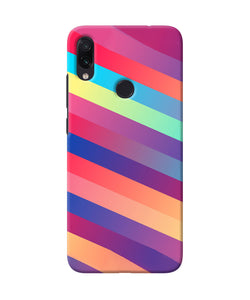 Stripes color Redmi Note 7S Back Cover