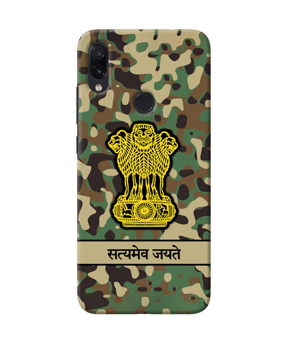 Satyamev Jayate Army Redmi Note 7S Back Cover