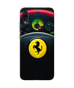 Ferrari Steeriing Wheel Redmi Note 7S Real 4D Back Cover