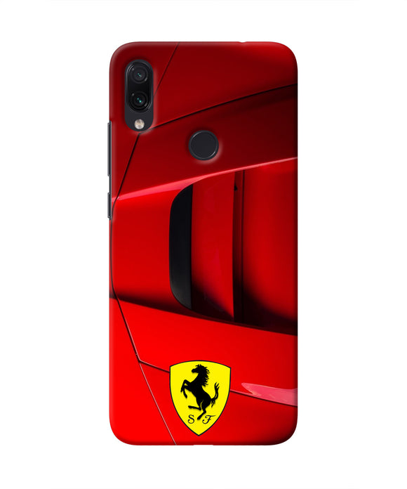 Ferrari Car Redmi Note 7S Real 4D Back Cover