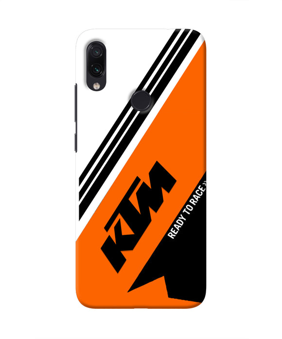 KTM Abstract Redmi Note 7S Real 4D Back Cover