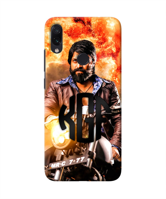 Rocky Bhai on Bike Redmi Note 7S Real 4D Back Cover