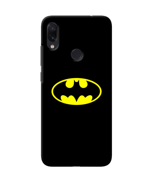 Batman Last Knight Print Black Redmi Note 7s Back Cover