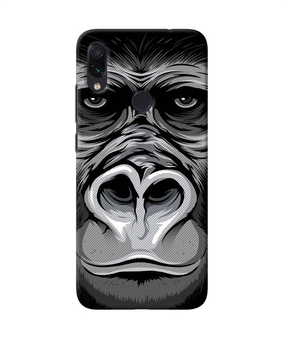 Black Chimpanzee Redmi Note 7s Back Cover