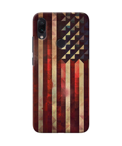 Vintage Us Flag Redmi Note 7s Back Cover