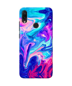 Abstract Colorful Water Redmi Note 7s Back Cover