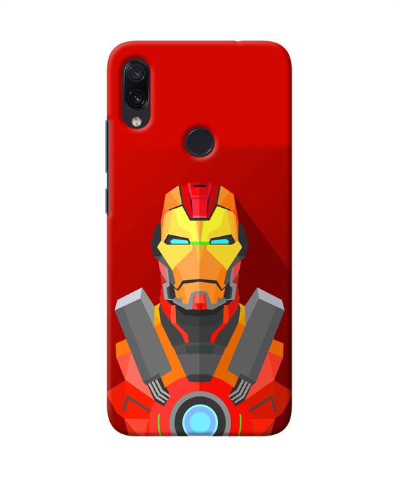 Ironman Print Redmi Note 7s Back Cover