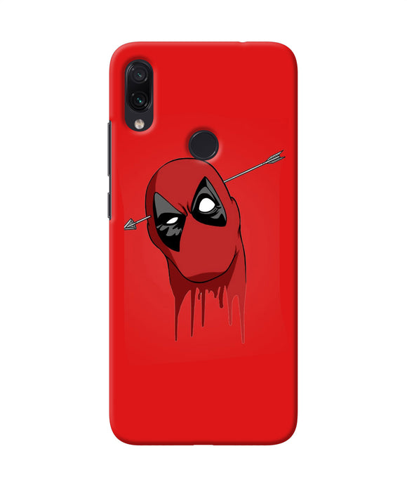 Funny Deadpool Redmi Note 7s Back Cover