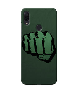 Hulk Smash Logo Redmi Note 7s Back Cover