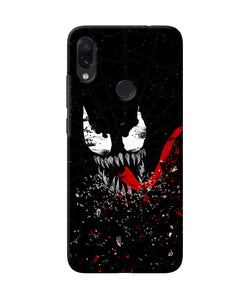 Venom Black Poster Redmi Note 7s Back Cover